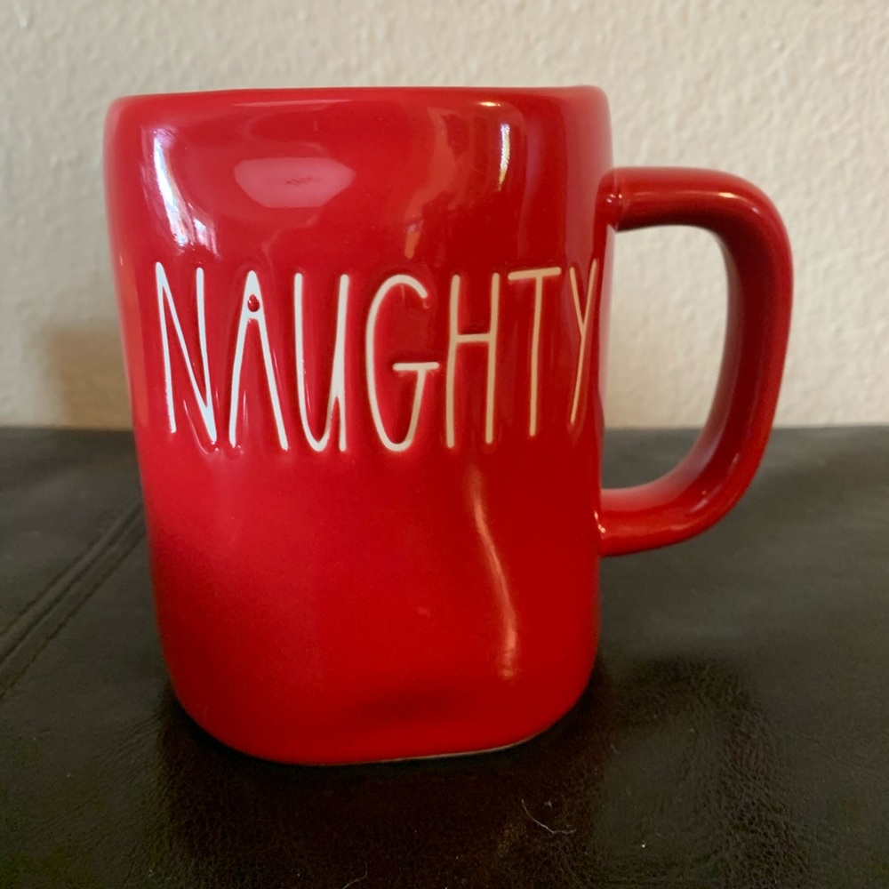 Rae Dunn NAUGHTY / NICE Christmas Mug